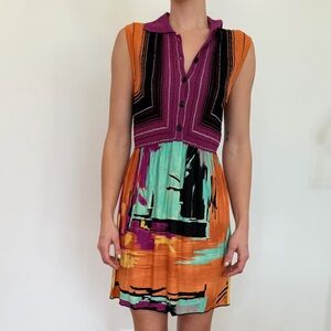 Missoni Multicolor Abstract Mini Dress